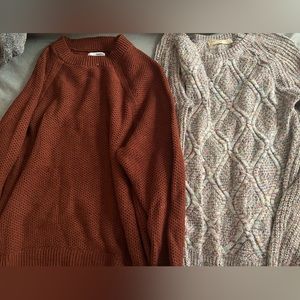 Woman’s size‎ large sweater bundle